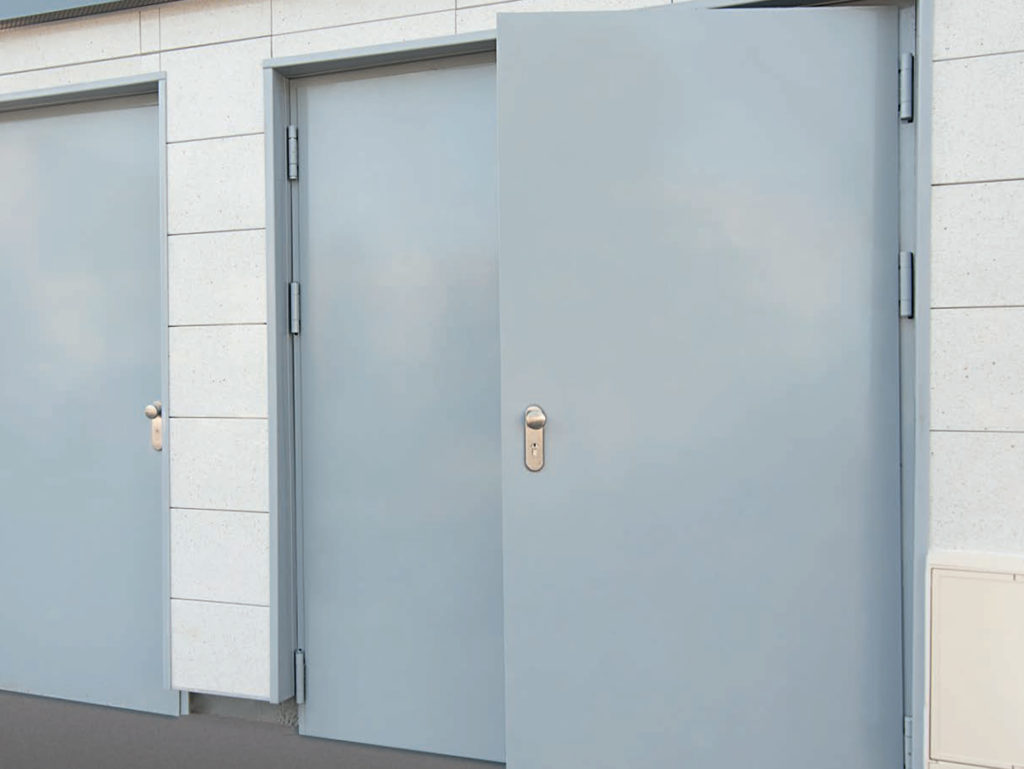 Porte coupe-feu métallique certifiée EI - AGN Distri Bat